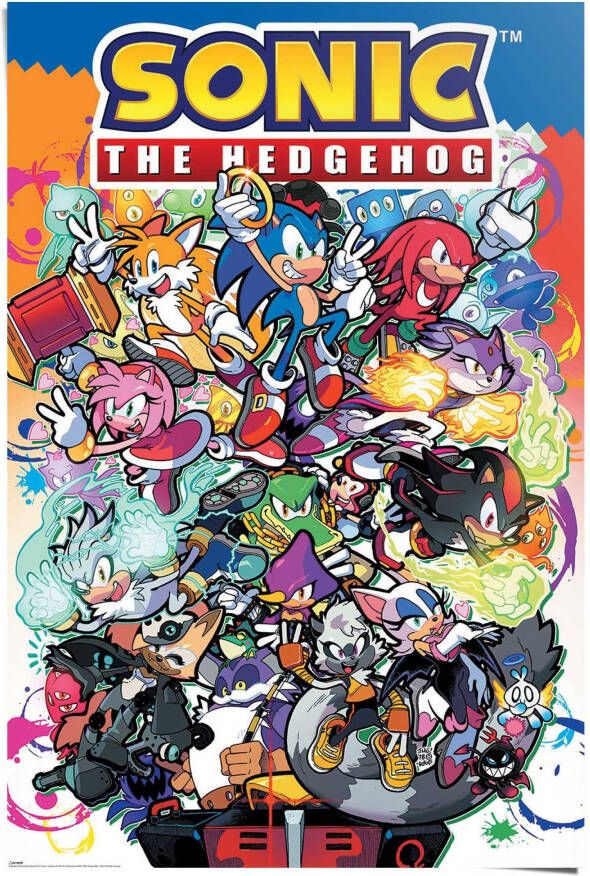 Reinders! Poster Sonic The Hedgehog sonic comic characters