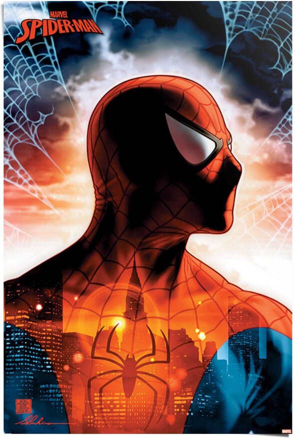 Reinders! Poster Spiderman protector of the city