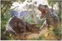 Reinders! Poster strijd der dinosaurussen - Thumbnail 1