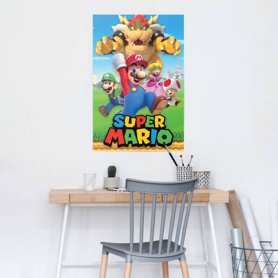 Reinders! Poster Super Mario Karakter Montage