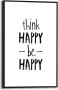 Reinders! Poster Think happy be happy - Thumbnail 1