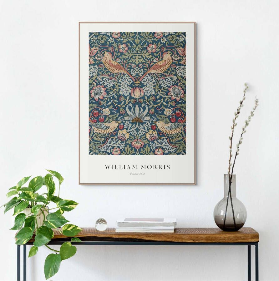 Reinders! Poster William Morris strawberry thief