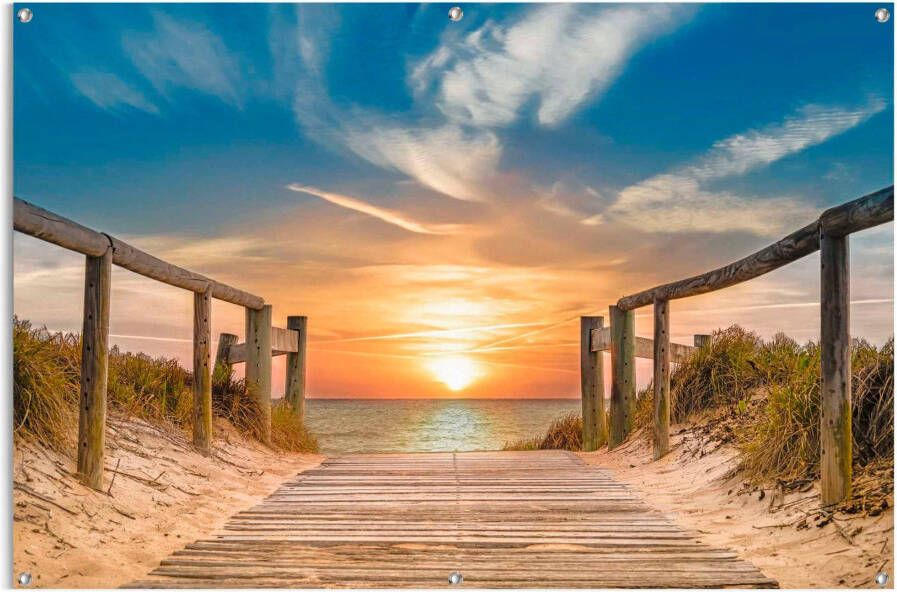 Reinders! Poster Zonsondergang aan het strand