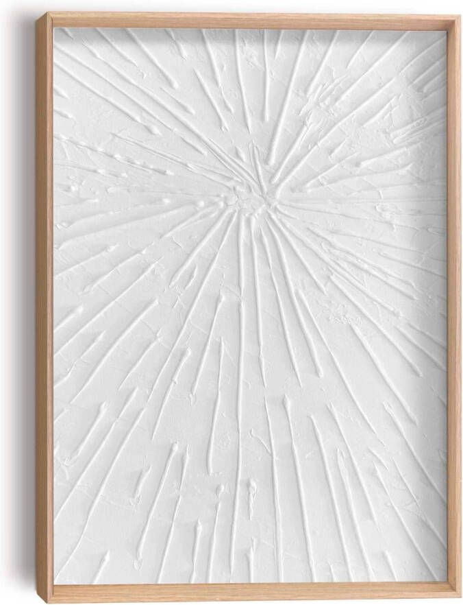 Reinders Beams White Craft Art Schilderij 40x30cm Hout