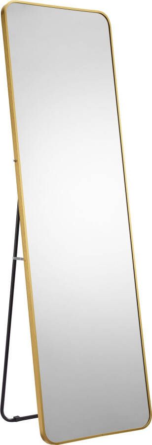 SalesFever Staande spiegel met gouden frame (1 stuk)