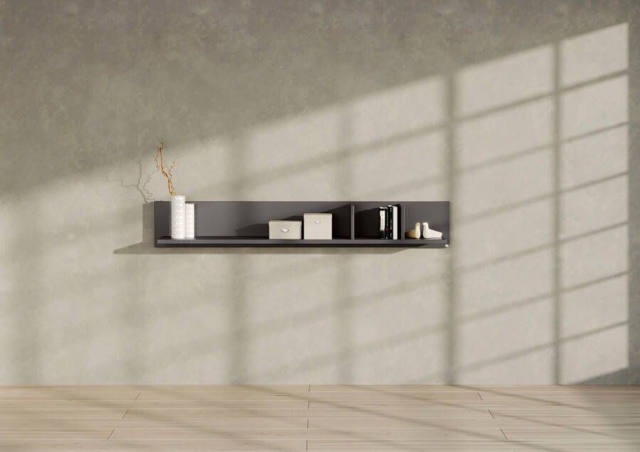 Set one by Musterring Wandplank Tacoma Type 42 met 2 verticale scheidingswanden breedte 180 cm