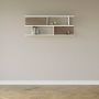 Set one by Musterring Wandplank York Type 43 met 3 planken 3 kleuren verlichting optioneel B 150 cm - Thumbnail 1