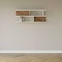Set one by Musterring Wandplank York Type 43 met 3 planken 3 kleuren verlichting optioneel B 150 cm - Thumbnail 1