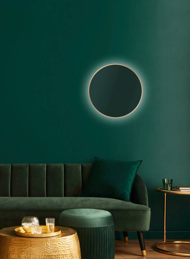Talos Led-lichtspiegel rond met indirecte ledverlichting mat ø 50 cm