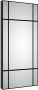 Talos Wandspiegel decoratieve spiegel met aluminium lijst bxh: 60x120 cm - Thumbnail 1