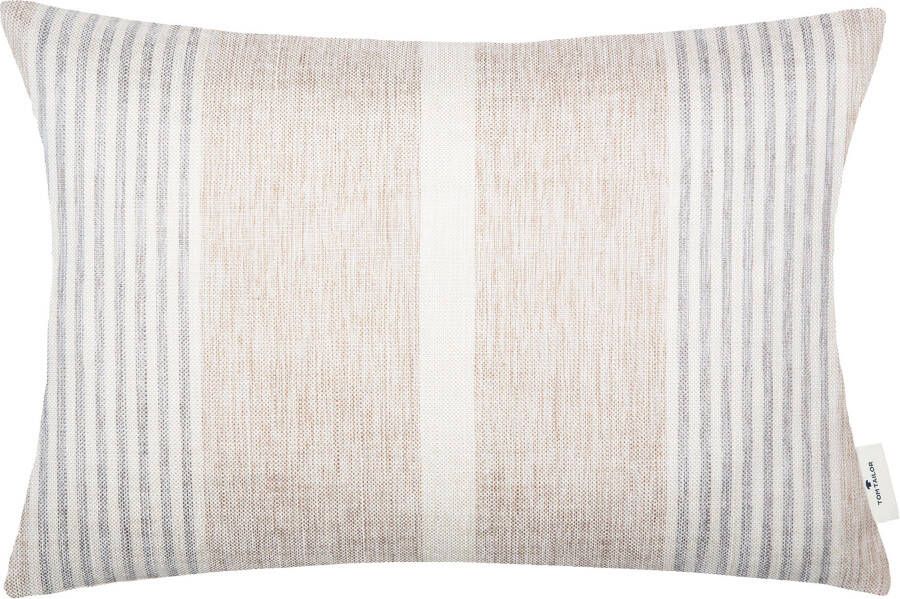 TOM TAILOR HOME Sierkussen Fresh Stripe met modern streepdessin kussenovertrek zonder vulling(1 stuk)