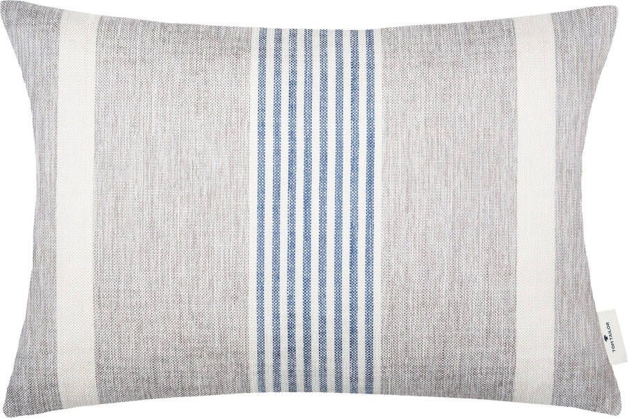 TOM TAILOR HOME Sierkussen Fresh Stripe met modern streepdessin kussenovertrek zonder vulling(1 stuk)