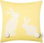 Tom Tailor Kussenhoes Bobble Rabbit met pomponapplicatie (1 stuk) - Thumbnail 1