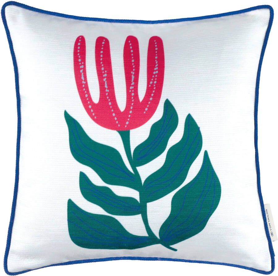 Tom Tailor Kussenhoes Tropical Flower (1 stuk)
