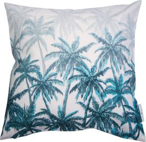 Tom Tailor Sierkussen Blurred Palm forest met palmmotieven kussenovertrek zonder vulling per stuk (1 stuk)