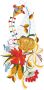 W. Reuter & Sohn Plauener Spitze Raamdecoratie "pompoen met draken" in kleur - Thumbnail 1