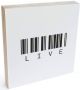 Wall-Art Artprint op hout Decoratie barcode Live artprint op hout (1 stuk) - Thumbnail 1