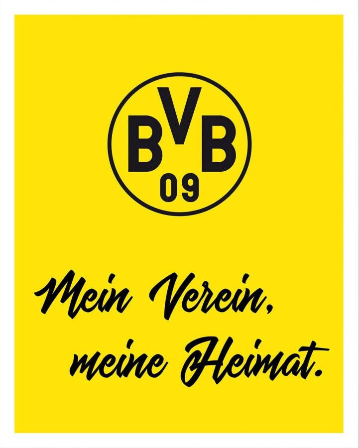 Wall-Art Poster Borussia Dortmund Mein Verein meine Heimat