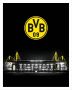Wall-Art Poster Borussia Dortmund Signal Iduna park 's nachts embleem - Thumbnail 1