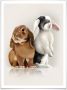 Wall-Art Poster Bunny Love Poster zonder lijst (1 stuk) - Thumbnail 1