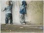 Wall-Art Poster Graffiti afbeelding Boys drawing (1 stuk) - Thumbnail 1