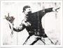 Wall-Art Poster Graffiti afbeelding De bloemengooier (1 stuk) - Thumbnail 1