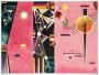 Wall-Art Poster Kandinsky abstracte kunst roze rood (1 stuk) - Thumbnail 1
