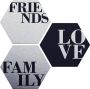 Wall-Art Poster Love Friends Family (set) - Thumbnail 1