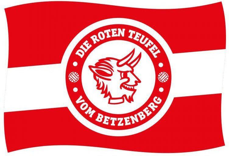 Wall-Art Wandfolie 1.FC Kaiserslautern vlag zelfklevend verwijderbaar (1 stuk)