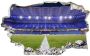 Wall-Art Wandfolie 3D voetbal HSV Arena 03 zelfklevend verwijderbaar (1 stuk) - Thumbnail 1