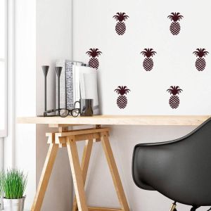 Wall-Art Wandfolie Ananas set