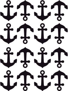 Wall-Art Wandfolie Anker set