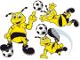 Wall-Art Wandfolie Borussia Dortmund Borussia opschrift met logo (1 stuk) - Thumbnail 1