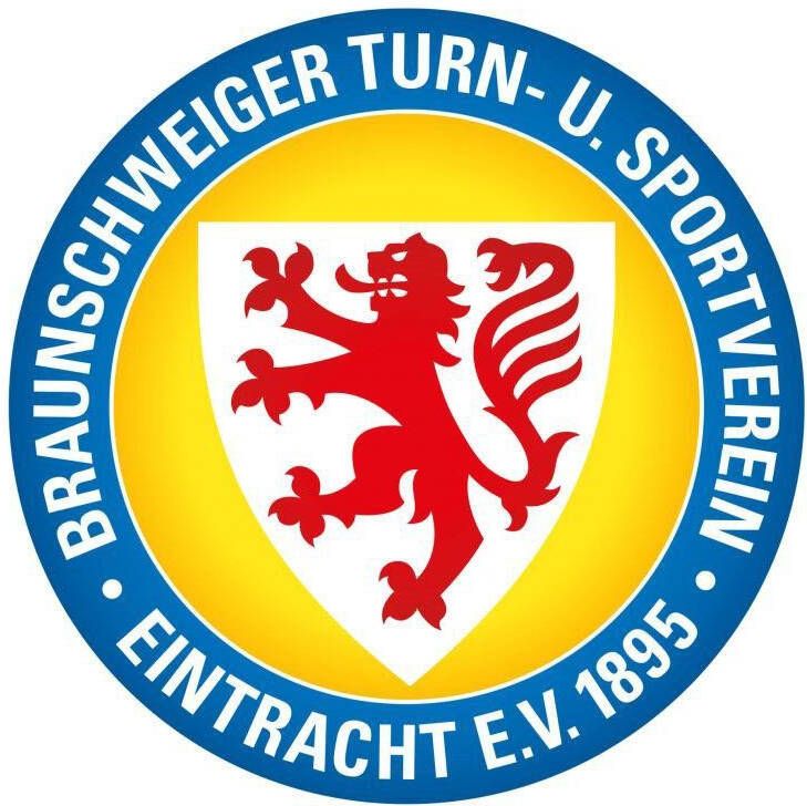 Wall-Art Wandfolie Eintracht Brunswijk logo zelfklevend verwijderbaar (1 stuk)