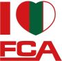 Wall-Art Wandfolie FC Augsburg I love FCA zelfklevend verwijderbaar (1 stuk) - Thumbnail 1