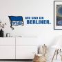 Wall-Art Wandfolie Hertha BSC logo-opschrift zelfklevend verwijderbaar (1 stuk) - Thumbnail 1