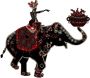 Wall-Art Wandfolie Metallic Elephant Ride zelfklevend verwijderbaar - Thumbnail 1