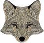 Wall-Art Wandfolie Metallic Fox zelfklevend verwijderbaar - Thumbnail 1