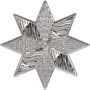 Wall-Art Wandfolie Metallic star silver zelfklevend verwijderbaar - Thumbnail 1