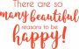 Wall-Art Wandfolie motivierender Spruch be happy - Thumbnail 1