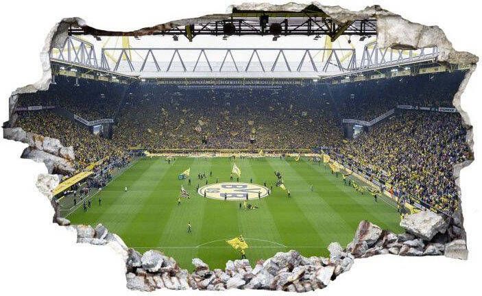 Wall-Art Wandfolie Muursticker Borussia Dortmund fan Choreo (1 stuk)