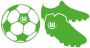 Wall-Art Wandfolie VfL Wolfsburg voetbalschoenen (1 stuk) - Thumbnail 1