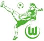 Wall-Art Wandfolie VfL Wolfsburg voetbalspeler (1 stuk) - Thumbnail 1