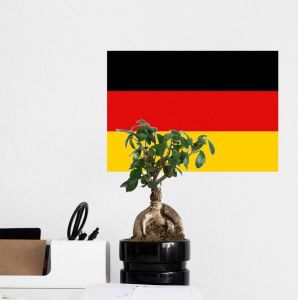 Wall-Art Wandfolie Voetbal Duitsland vlag (1 stuk)
