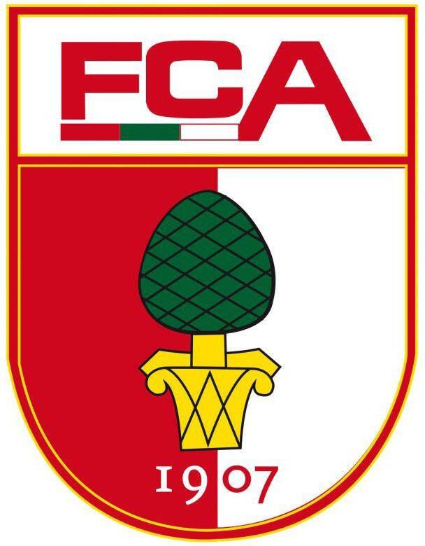 Wall-Art Wandfolie Voetbal FC Augsburg logo (1 stuk)