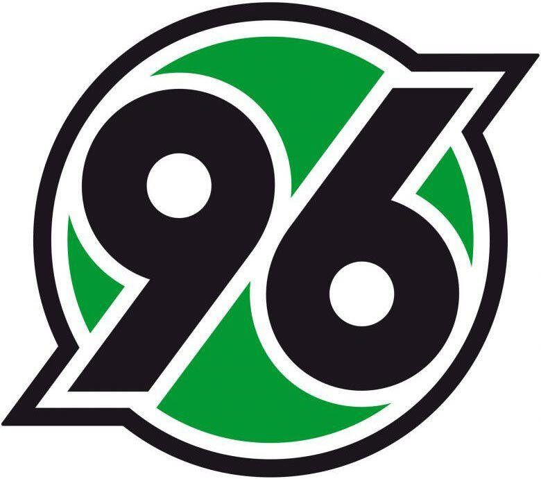 Wall-Art Wandfolie Voetbal Hannover 96 logo zelfklevend verwijderbaar (1 stuk)