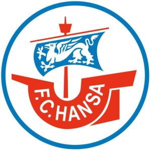 Wall-Art Wandfolie Voetbal Hansa Rostock logo (1 stuk)