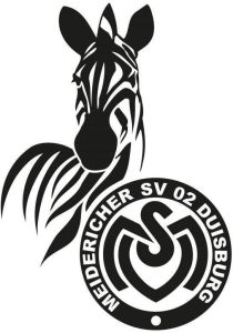 Wall-Art Wandfolie Voetbal MSV Duisburg logo