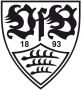 Wall-Art Wandfolie Voetbal VfB Stuttgart logo (1 stuk) - Thumbnail 1