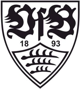 Wall-Art Wandfolie Voetbal VfB Stuttgart logo (1 stuk)